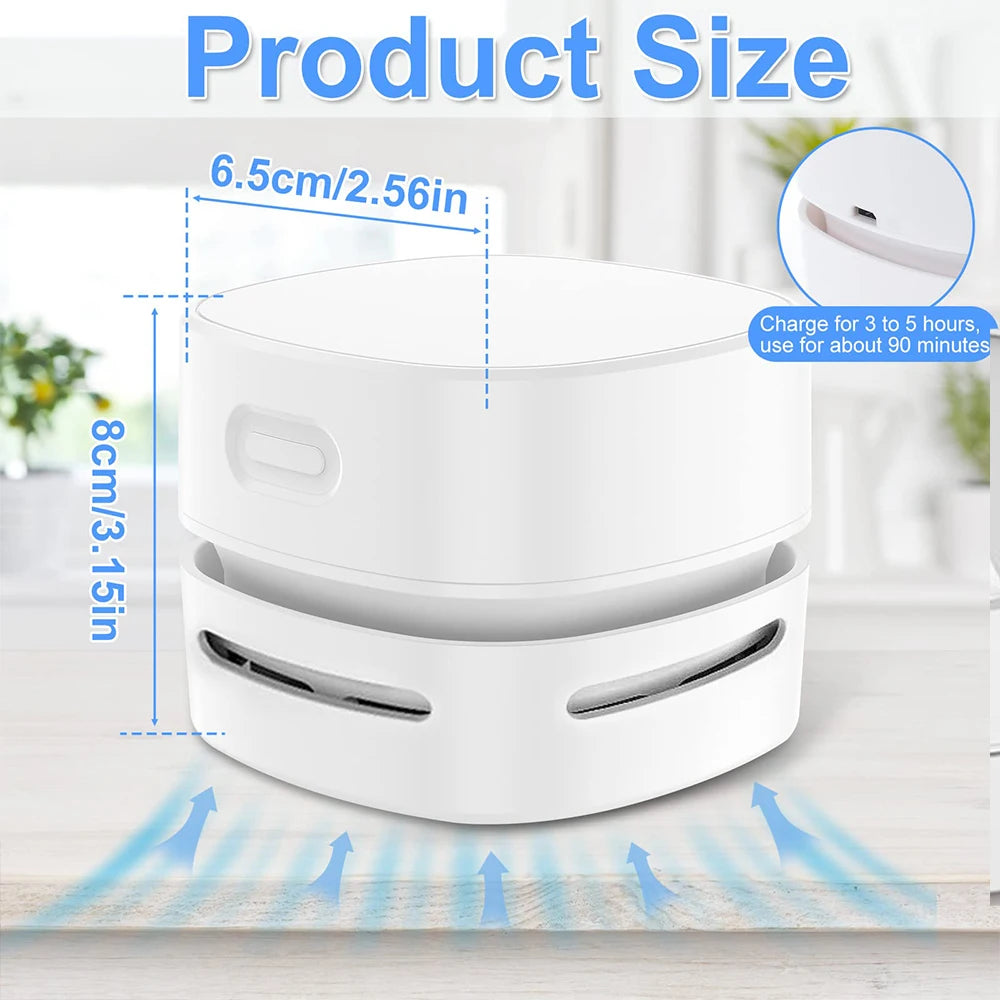 Pocket Power Mini Desk Vacuum