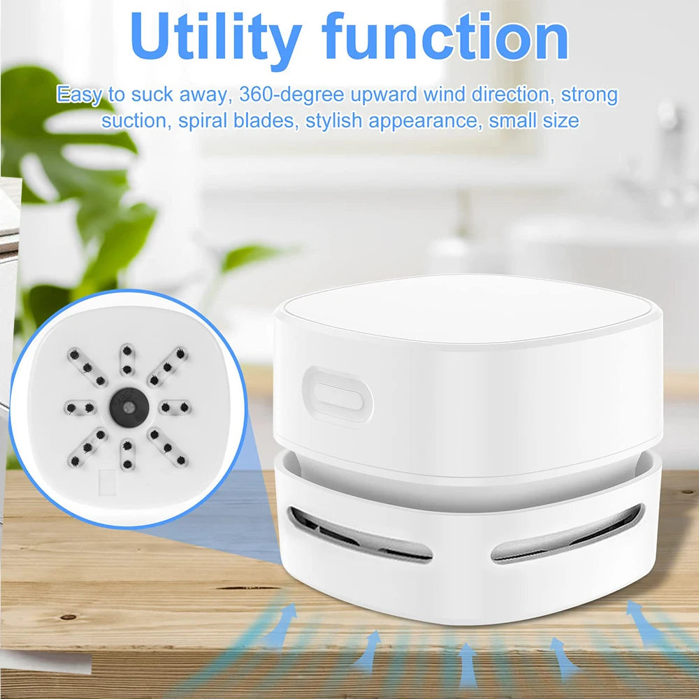 Pocket Power Mini Desk Vacuum